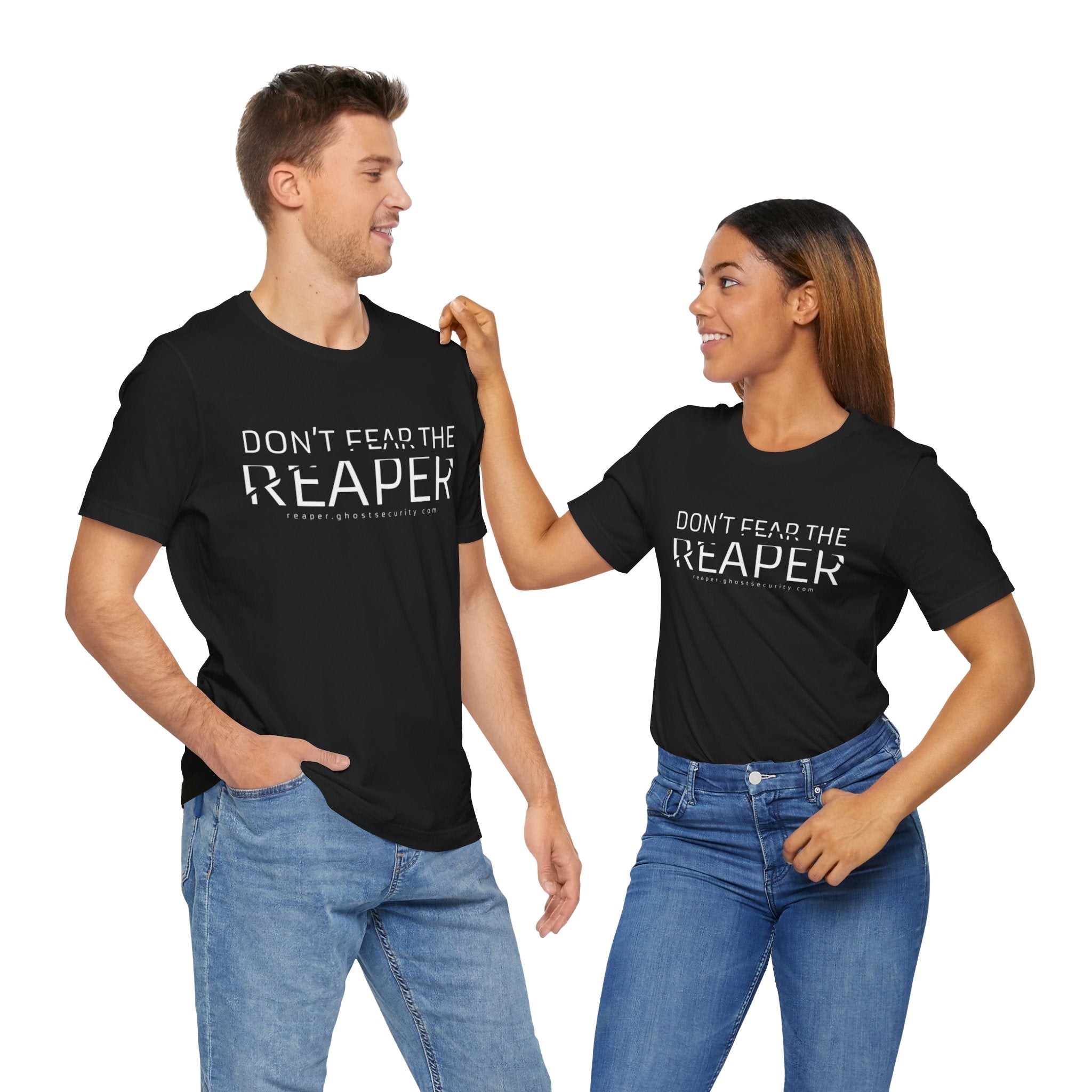 Don't Fear the Reaper Unisex Tee - Spooky Graphic T-Shirt for Halloween or Everyday Wear